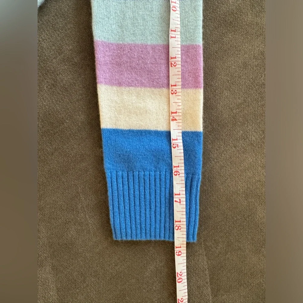 Crewcuts Kids' cashmere crewneck sweater in stripe 100% cashmere S (6/7)